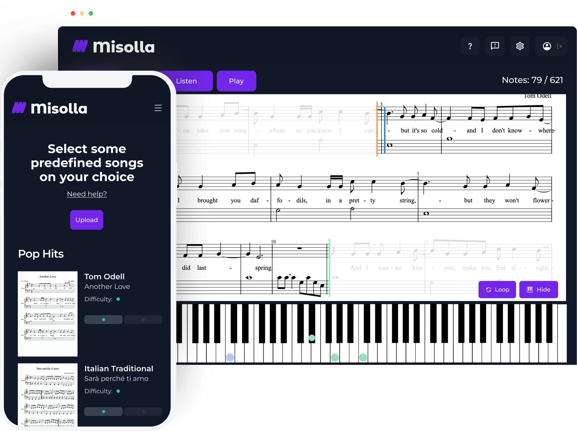 Screens application